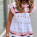 Nice White Argyle Shirt