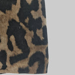 Long Sleeves Loose Buttoned Leopard Pockets Split-Joint V-Neck Outerwear Trench Coats