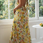 Fashion Halter Neck Long Backless Dress
