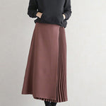Graceful A-Line Pleated Skirt