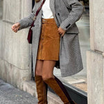 Bonded Check Coat