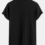 3 Pieces Basic Cotton Arc Hem T-Shirts