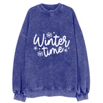 Winter Wonderland Winter Time Vintage Sweatshirt