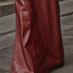 A-Line Loose Belted Solid Color Skirts Bottoms