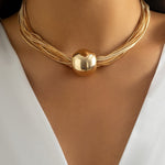 Original Stylish Statement Geometric Necklace