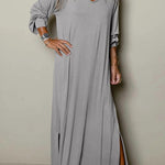 Women Casual V-neck Maxi Dress