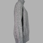Casual Loose Long Sleeves Solid Color High-Neck Sweater Tops
