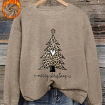 Luna ��� Fluffy Heart-Button Knit Sweater