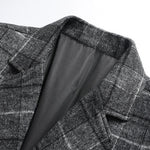 Marcello Plaid Overcoat