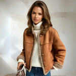 Melanie | Buttoned Sheepskin Jacket