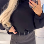 Gray Simple Short Skirt