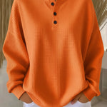 Stella | Cozy Waffle Knit Henley