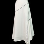High-Low Loose Asymmetric Printed Split-Joint Skirts Bottoms