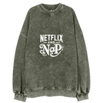 Netflix And Nap Vintage Sweatshirt