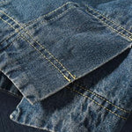 Split-joint Denim Skirt Bottom