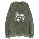 Winter Wonderland Warm Winter Wishes Vintage Sweatshirt