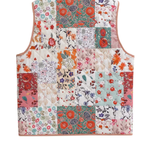 Printed Cotton Jacket + Vest + Skirt Set