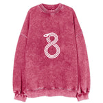 Fortune Coil Year Of Snake Vintage Sweatshirt