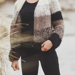 Seasonal Treats Mixed Colours Ballnoon Sleeve Loose Cardigan
