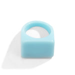 Original Stylish Resin 8 Colors Geometric Ring