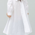 Casual Loose Bow-Embellished Solid Color Blouse