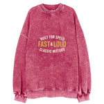Built For Speed Fast &loud Classic Motors Vintage Sweatshirt