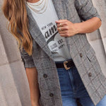Helen Plaid Blazer
