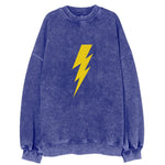 Retro 80s Lightning Bolt Vintage Sweatshirt