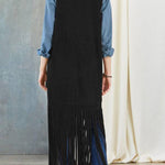 Fashionable Tassel Horse Slim Fit Sleeveless Vest Cape Coat