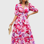 Merlin™ | Flattering Floral Midi Dress