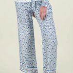 Unique Dragon Print Short Sleeve Loose Shirt and Elastic Waist Pocket Pants Set