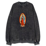 The Virgen De Guadalupe Vintage Sweatshirt