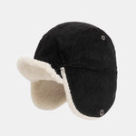 Retro Earflaps Corduroy Baseball Cap