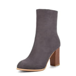 Catalina | Brown High-Heel Boots