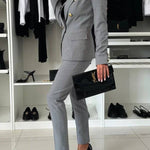 Feeling of Confidence High Rise Pocketed Tapered Pants
