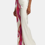 Urban Wide Leg Loose Printed Off-The-Shoulder Blouses &Casual Pants Two Pieces Set