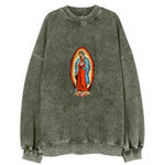 The Virgen De Guadalupe Vintage Sweatshirt