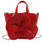 Flower Shape Pleated Split-Joint Bags Crossbody Bags Handbags Tote Bags