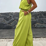 Sleeveless Pocket Bodysuit with Straps