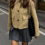 Women's Suede Fashion Jacket
