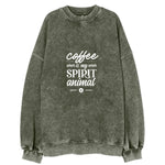 Caffeine Dream: Let Coffee Be Your Spirit Animal Vintage Sweatshirt