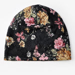 Lace-paneled Floral All seasons Hood