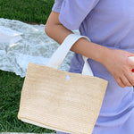 Simple Casual Vacation Weave Bag