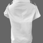 Loose Sleeveless Buckle Solid Color Stand Collar Blouses&Shirts Tops