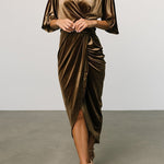 V-neck sexy irregular skirt evening dress