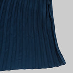 Loose Gauze Pleated Solid Color Tiered Off-The-Shoulder Evening Dresses Maxi Dresses
