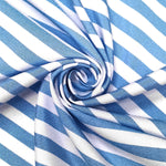 Balloon Sleeves Long Sleeves Buttoned Striped Bow Collar Blouses