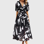 Merlin™ | Flattering Floral Midi Dress