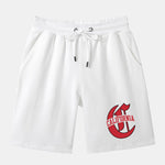 California Print Mid Length Shorts