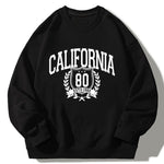 California Varsity Print Relaxed Sweatshirt